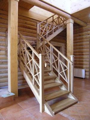 лестница из дерева в тюмени
